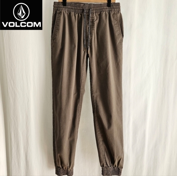 Volcom Womens Brown Jogger Pants - Picture 1 of 14